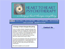 Tablet Screenshot of heart2heartpsychotherapy.com